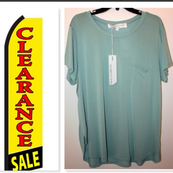 Celebrity Pink Tops - Clarence sale♥️Celebrity Pink Plus Size top 2X